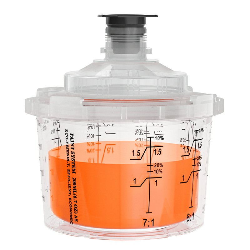 200 ml eldobható spray -csésze