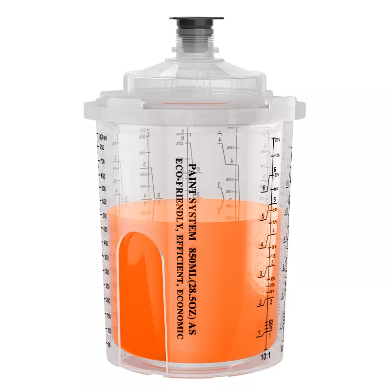 850 ml eldobható spray -pisztolycsésze